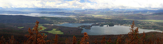 Panoramic view from Shadow Mountain